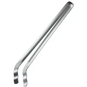 Rösle - Pince à grillade coudée en acier inoxydable 35,5cm pas cher