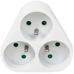 Comparateur de prix : Bloc multiprise 230 V GAO DG-ZFB01/03A blanc x3