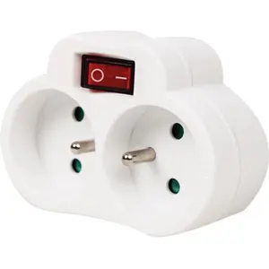 Biplite - GAO - 2x16A - Avec interrupteur, conforme NF pas cher