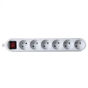 Comparateur de prix : GAO - bloc multiprise X6 avec interrupteur DG-FB06KA blanc