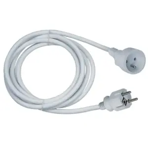 Rallonge électrique - GAO - 16A - Câble 10m - Blanc - Robuste - Flexible