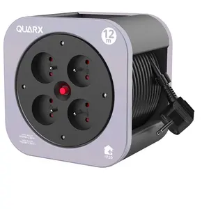 GAO Enrouleur Sbox X4 Prises 12m Gris pas cher