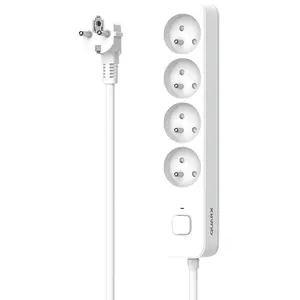 Comparateur de prix : Rallonge blanche de 1,5m avec commutateur 16A 4 modules Quarx
