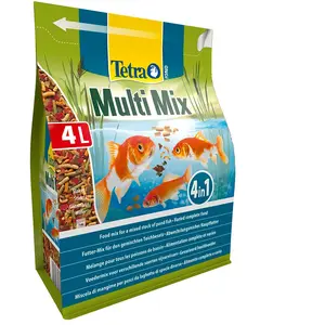 Comparateur de prix : Tetra - Aliment complet Multi Mix 4 litres , 760 g pour poisson d'ornement de bassin