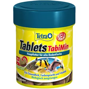 Tetra Nourriture Tabimin pour Aquariophilie, Crevette, 275 Tablettes