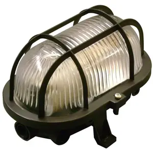 Müller-Licht Oval Luminaire pour pièces humides E27 noir pas cher