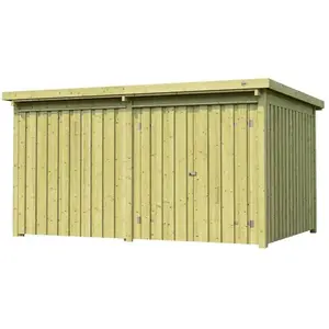 Weka - Abri de jardin en bois 389x288x214 cm traité autoclave pas cher