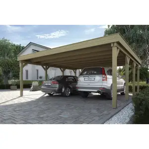 Comparateur de prix : Carport double WEKA 609 T1