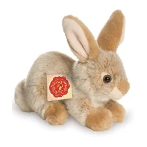 Peluche lapin beige Hermann 18 cm pas cher