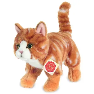 Hermann Teddy Peluche Chat roux - 20 cm pas cher