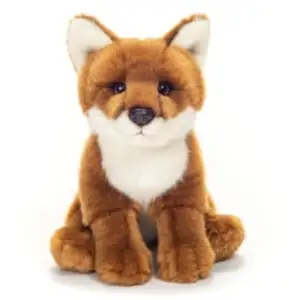 HERMANN® Teddy Peluche renard assis, 20 cm pas cher