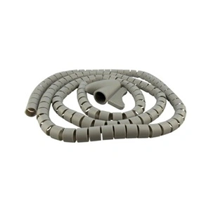 Schwaiger kbsl28041 gaine de câbles spirale flexible 1,5 m gris pas cher