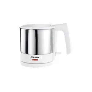 Cloer Cloer 4721 - Wasserkocher - 1 Liter - 1800 W - Weiß / Edelstahl pas cher