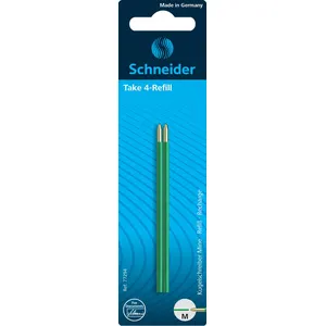 Comparateur de prix : Recharge pour stylo à quatre couleur Take 4 (2 x vert). Largeur de tra...