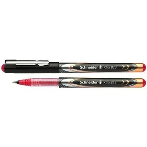 Comparateur de prix : Schneider Xtra 823 Stylo roller Pointe conique en acier inoxydable 0,3 mm/rouge Lot de 10