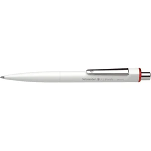 Schneider stylos à bille rétractable k 3 biosafe, mine m, rouge, couleur corps : blanc pas cher