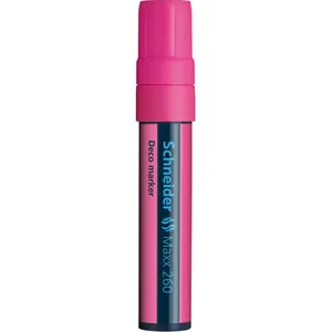 Comparateur de prix : Schneider Schneider Marqueur À Craie Maxx 260 Pte Large 5-15 Mm Rose