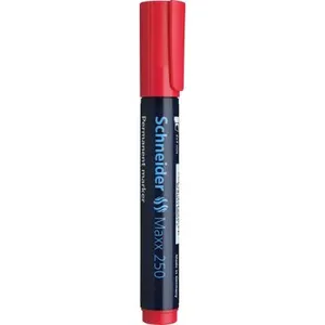 Schneider Marqueur permanent Maxx 250 Pte Biseau 2-7 mm Rouge pas cher