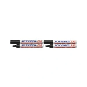 Schneider Maxx 230 Marqueur permanent Pointe Ronde Rouge pas cher