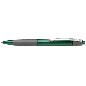 Comparateur de prix : Schneider Loox Lot de 20 stylos à bille à pointe rétractable Zone grip douce Encre bleue indélébile Vert