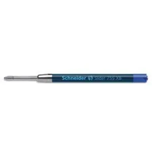 Comparateur de prix : Schneider Schneider Recharge Bille Slider 755 Xb - Encre Viscoglide Bleu