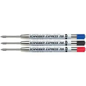 SCHNEIDER - Lot de 10 - Stylo bille-Mine Express 735, F, rougeVendu parfnac