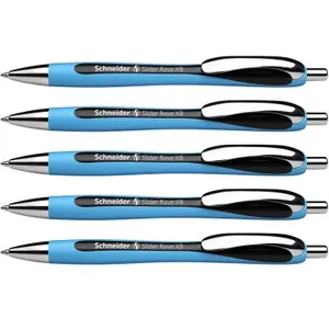 Comparateur de prix : Stylo Bille - Slider Rave Xb - Bleu/noir - 5 Pcs - Schneider