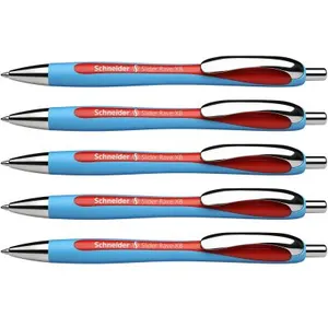 Comparateur de prix : Schneider Crayon Slider Rave XB Rouge 5 Unités TU