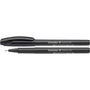 Schneider Feutre Fineliner Topliner 967 04 noir pas cher