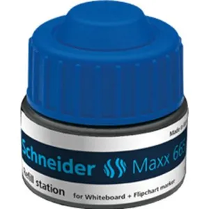 Schneider Station de recharge Maxx 665 bleu pour Marqueur tableau blanc pas cher
