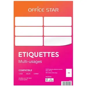Comparateur de prix : 1000 Etiq. Office Star