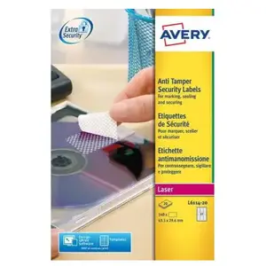 Avery Étiquettes ultra-résistantes anti-vol - pour imprimantes laser -... pas cher