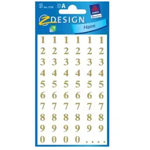 Comparateur de prix : AVERY Zweckform Z-Design Sticker, chiffres