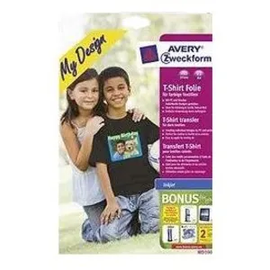Comparateur de prix : Avery Zweckform Film transfert DIN A4 pour textiles couleur 8 feuilles