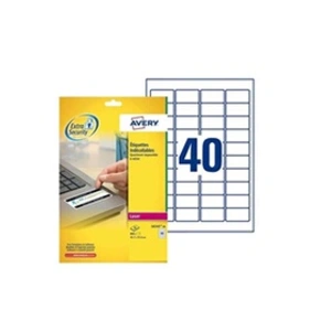 Comparateur de prix : Avery - L6145-20 - 800 étiquettes indécollables 