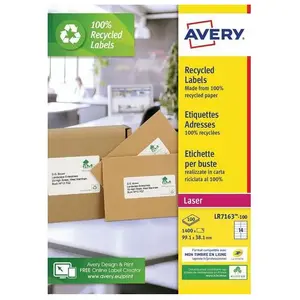 Comparateur de prix : AVERY Boîte de 1400 étiquettes adresse laser re 