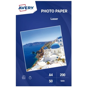 Comparateur de prix : AVERY - 50 feuilles de papier photo 200g/m² brillant, Format A4, Impre...