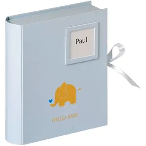 Walther Boîte bébé Baby Animal Design, bleu, 27 x 3 x 25 cm