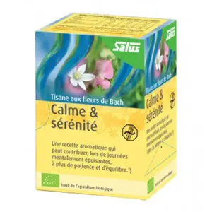 Salus Tisane Fleurs de Bach Calme & Sérénité 15 sachets pas cher