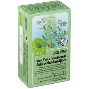 Comparateur de prix : Salus Tisane Bio Anis Fenouil Cumin 15 sachets