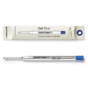 Leuchtturm1917 Recharge Stylo Bille Encre Gel 0,5 mm Drehgriffel Nr.1 Bleu roiVendu paramazon