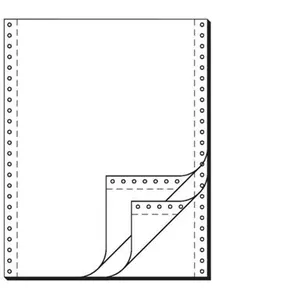 Comparateur de prix : Sigel Computer Paper - Perforé - 305 x 240 mm - 60 g/m² - 600 rouleau(x) Papier sans carbone deux couches