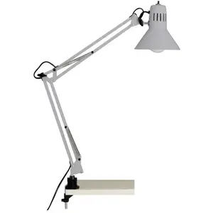 Comparateur de prix : BRILLIANT Lampe de bureau à fixation "serre joint" Hobby E27 - Gris titane