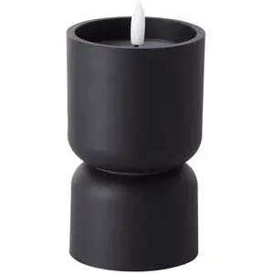 Comparateur de prix : Brilliant Bougie LED Noire 3 W 15 x 8 cm Plastique