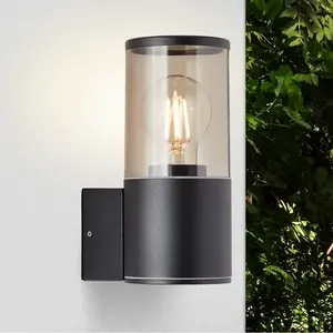 Comparateur de prix : Brilliant Sergioro Applique Extérieure. Noir Depoli. E27 20w. Ampoule Non Incluse