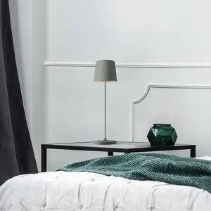 Comparateur de prix : Lampe a poser led kaami Brilliant 2W - IP44 - Métal et plastique - Gris