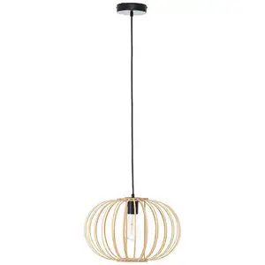 Brilliant Suspension Bambou 120 cm ENCA coloris naturel pas cher