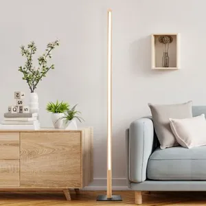 BRILLIANT Lampadaire Bois 120.4 cm ARION pas cher