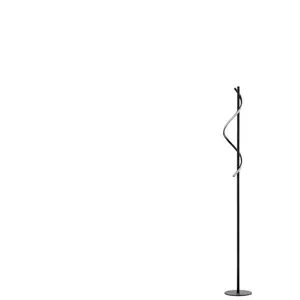 Comparateur de prix : Brilliant Lampe sur pied LED Eunice, hauteur 150 cm, noir, métal