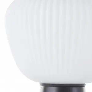 Brilliant Lampe de table Kaizen, hauteur 25 cm, opale, verre pas cher